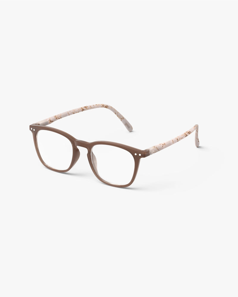 #E Reading Glasses - Light Marble