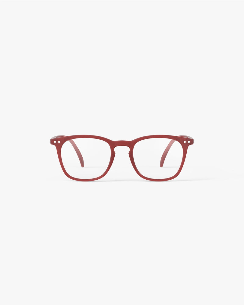 #E Reading Glasses - Carmine Red
