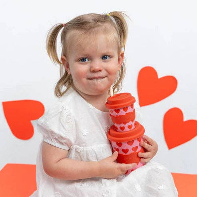 Heart Chino Cup - 8oz (Straw Included)