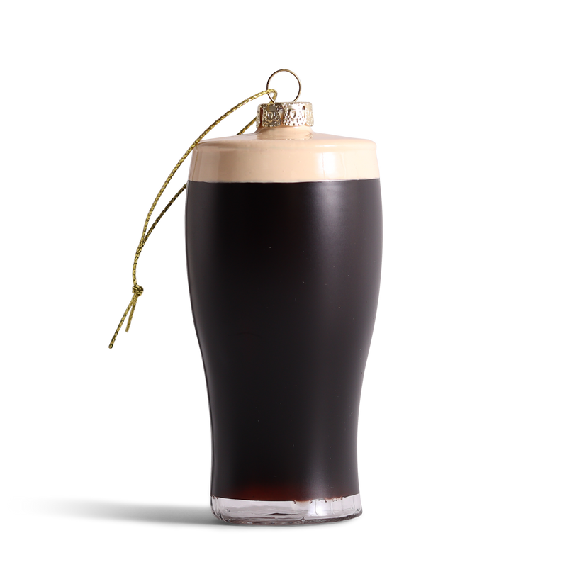 Stout Glass Decoration, 8cm