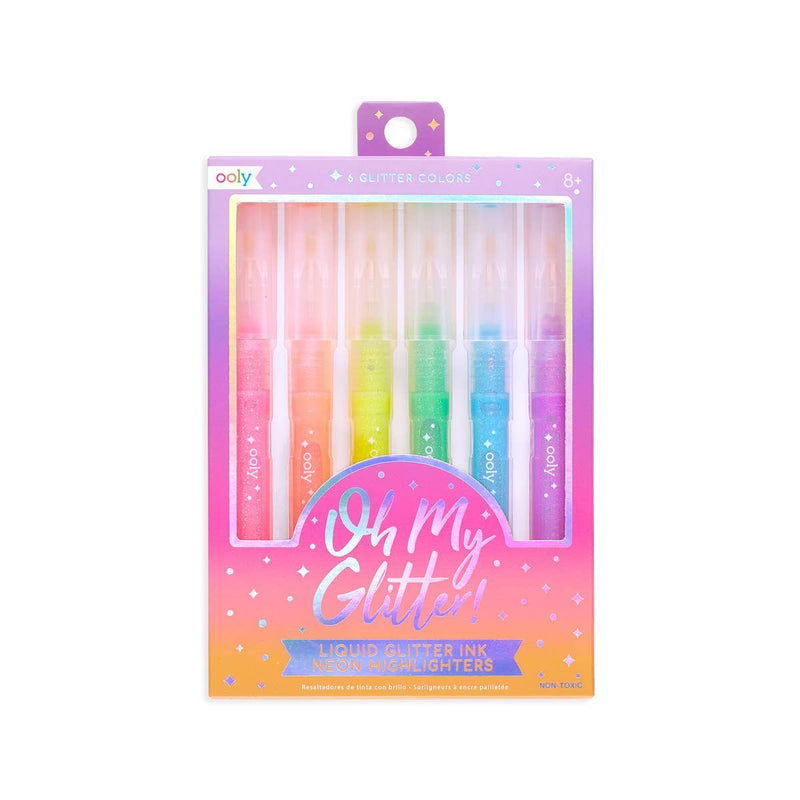Ooly Oh My Glitter!: Liquid Glitter Ink Neon Highlighters