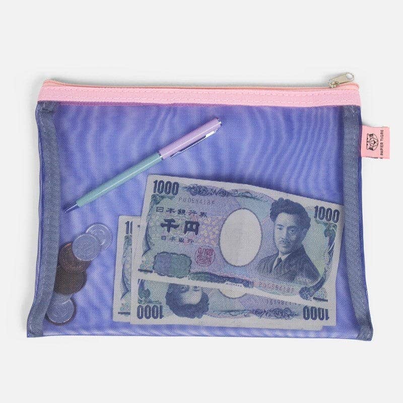 Mesh Pocket - Medium - Indigo