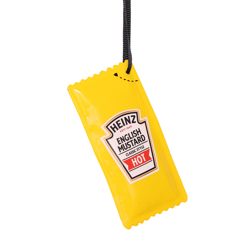 Heinz Mustard Sachet Resin Decoration