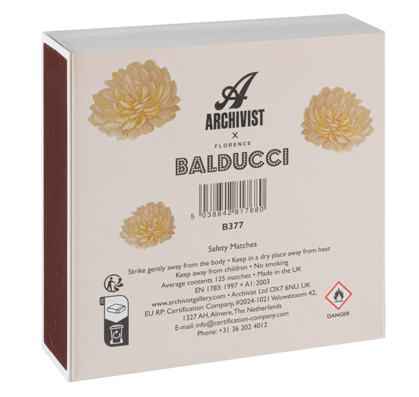 Rose Perle d'or Matches | Square Matchboxes