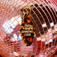 Dive Bar Drinking Club Motel Keychain
