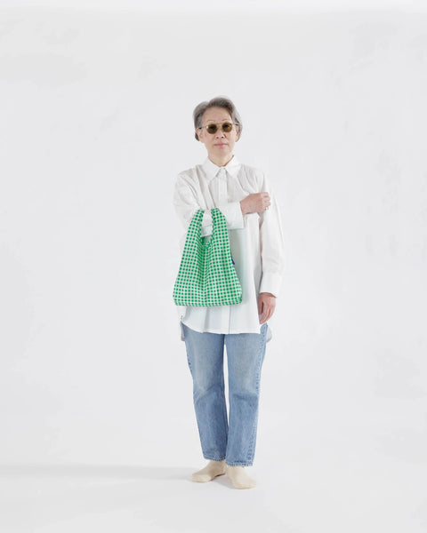 Baggu Baby Green Gingham bag