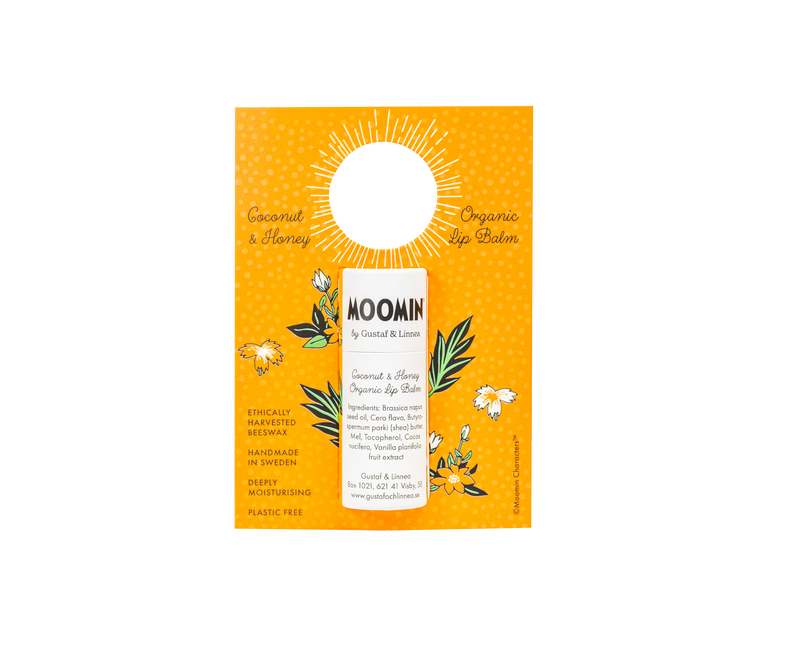 Moomin Organic Beeswax Lip Balm - Coconut & Honey