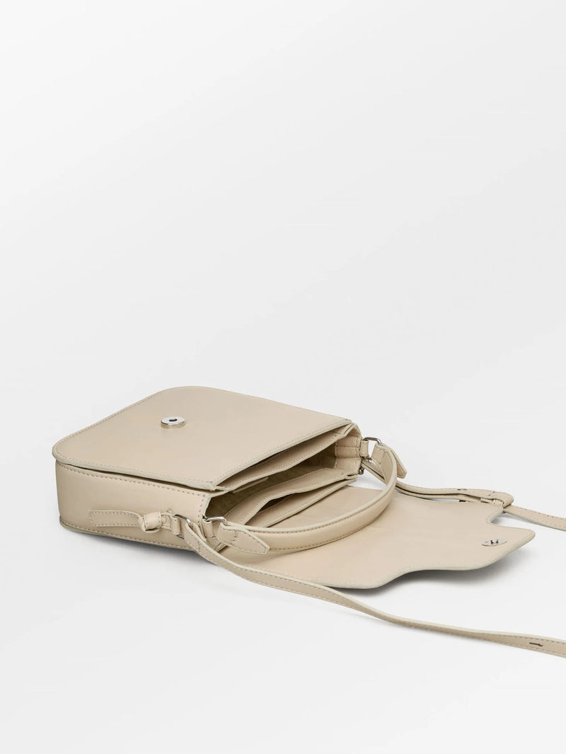 Glossy Iris Bag - Soft Beige