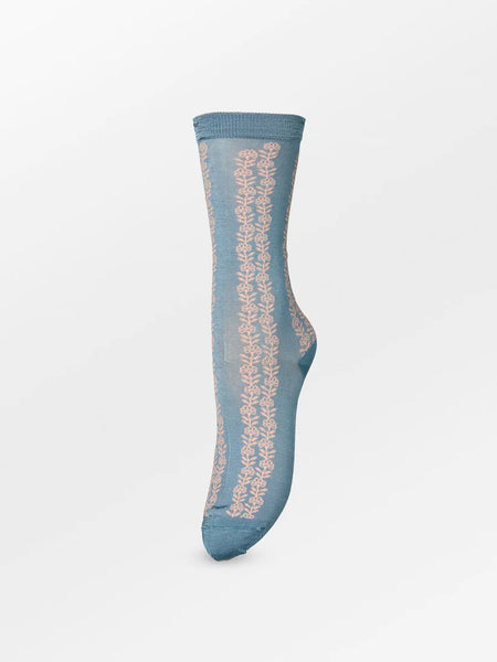 Teila Visca Sock - Coronet Blue