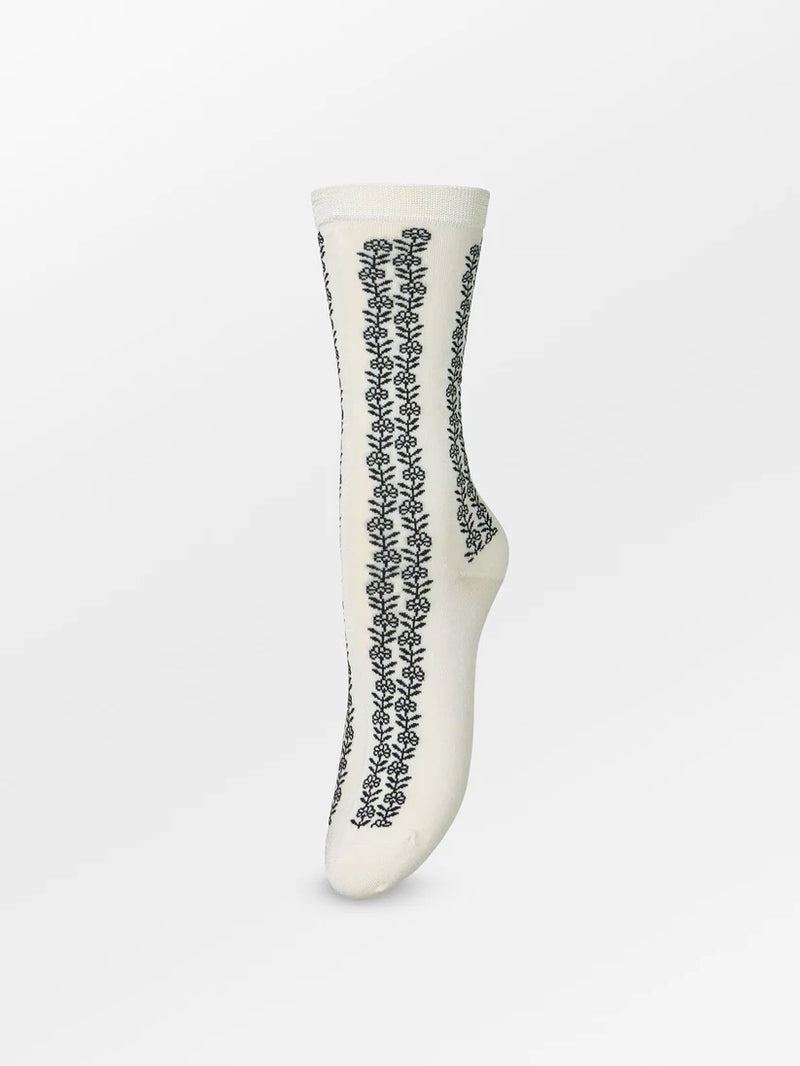 Teila Visca Sock - White