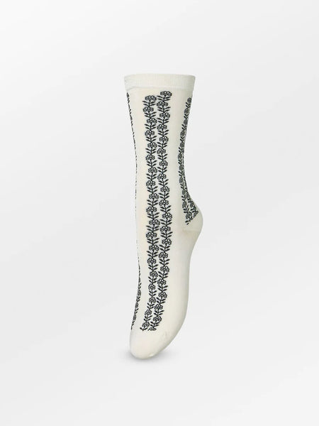 Teila Visca Sock - White