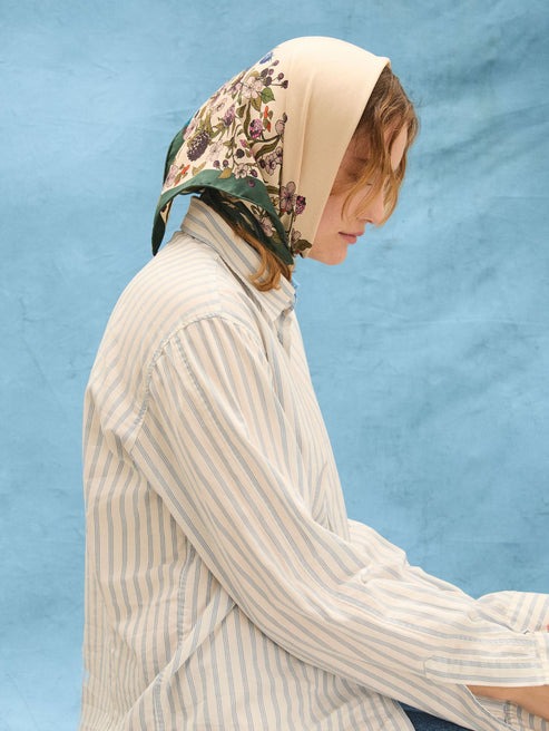 Autumn Blackberry Sia Scarf