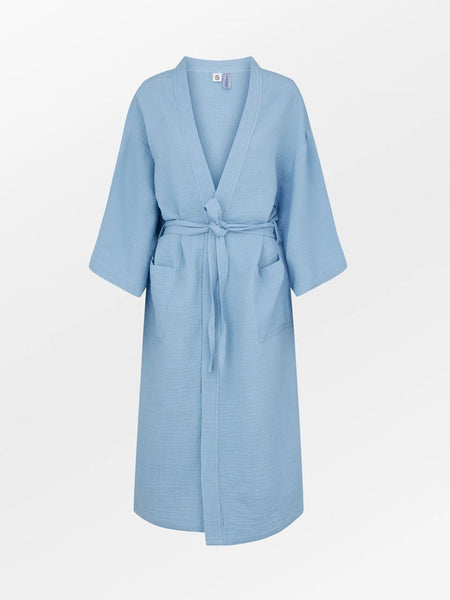Solid Gauze Luelle Kimono - Clear Blue Sky