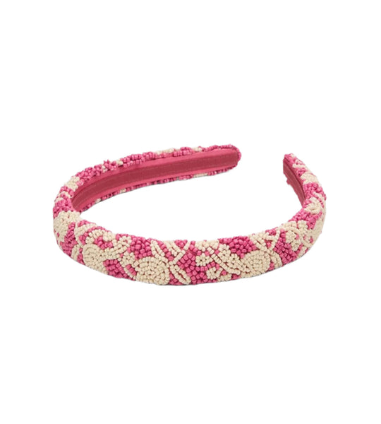 Dotted Flora Slim Beaded Hairbrace