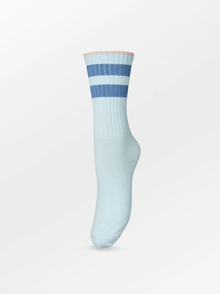 Tenna Thick Sock - Blue/Blue/Rose