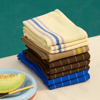 Canteen Tea Towel - Blue Pinstripe