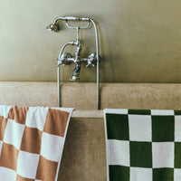 Check Bath Towel - Sky Blue