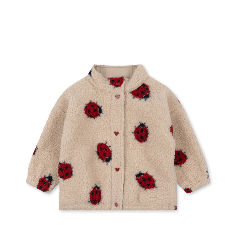 Jody Teddy Jacket - Ladybug Sand