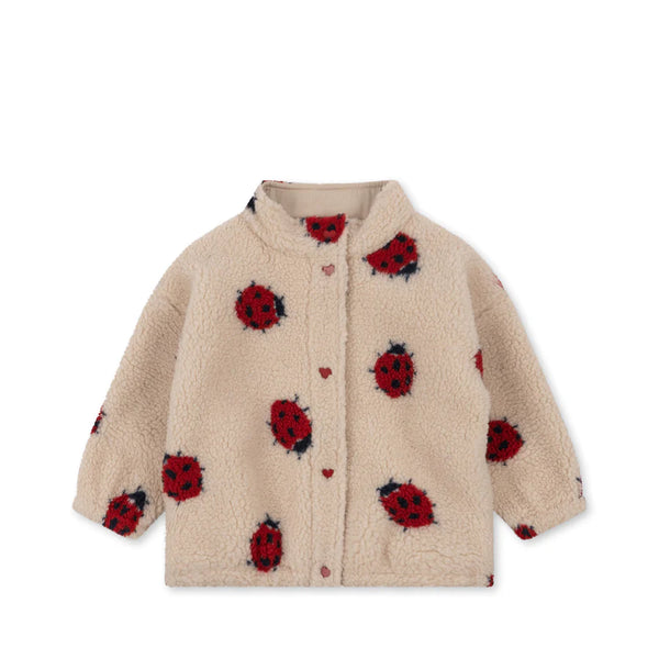 Jody Teddy Jacket - Ladybug Sand