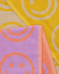 Hand Towel (Set of 2) - Happy Lilac Marigold