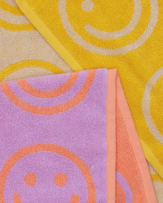 Hand Towel (Set of 2) - Happy Lilac Marigold