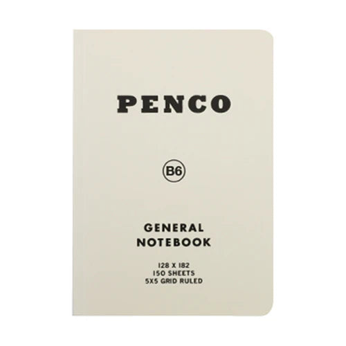 Soft PP Notebook - B6 - Grid - White