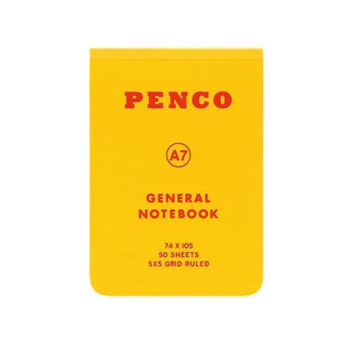 Soft PP Reporter Notebook - A7 - Grid - Yellow