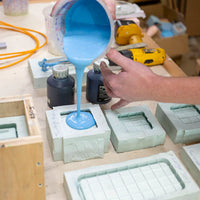 The Oblong Tray - Swimming Pool Blue