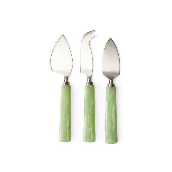 Cheese Knives Set of 3 - Sage