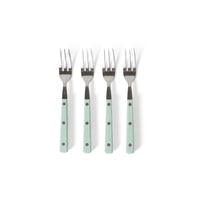 70's Cutlery: Dessert Forks - Mint (set of 4)