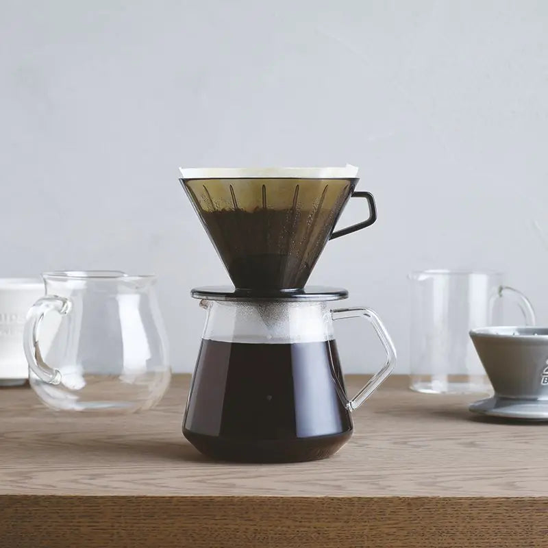 Slow Coffee Style 4 Cup Brewer - Clear Grey