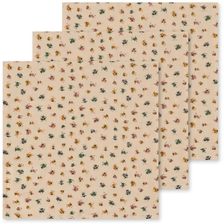 Muslin Cloths 3 Pack - Bloomie Blush