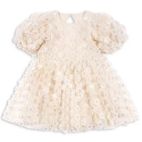 Sally Dress - Pearl Ivory Flower