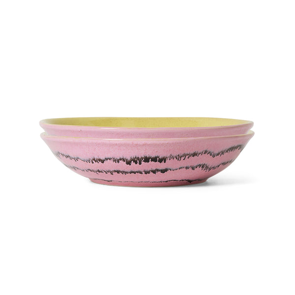 70s Ceramics Curry Bowl - Bubble