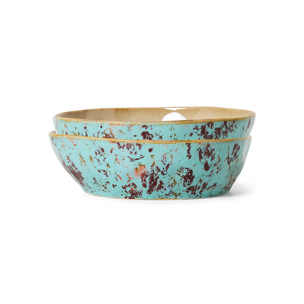 70s Ceramics Pasta Bowl - Patina