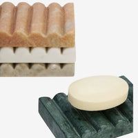 Madam Stoltz - Marble Soap Dish (Dark Green)