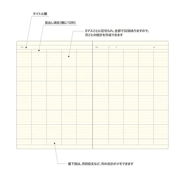 Laconic Spreadsheet Style Notebook