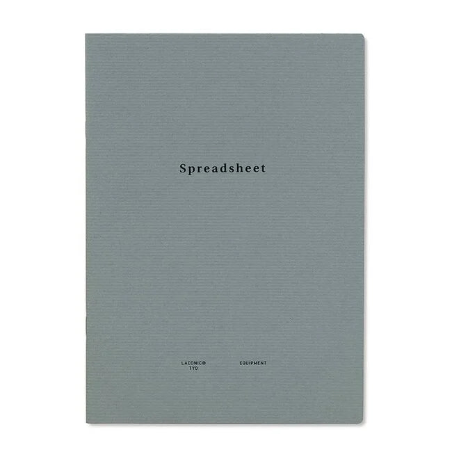 Laconic Spreadsheet Style Notebook