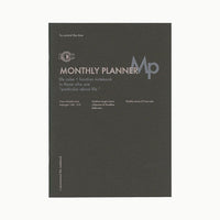 Function Notebook A5 Slim Monthly - Black