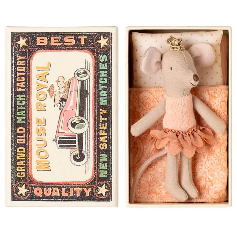Little Sister Princess Mouse in a Matchbox
