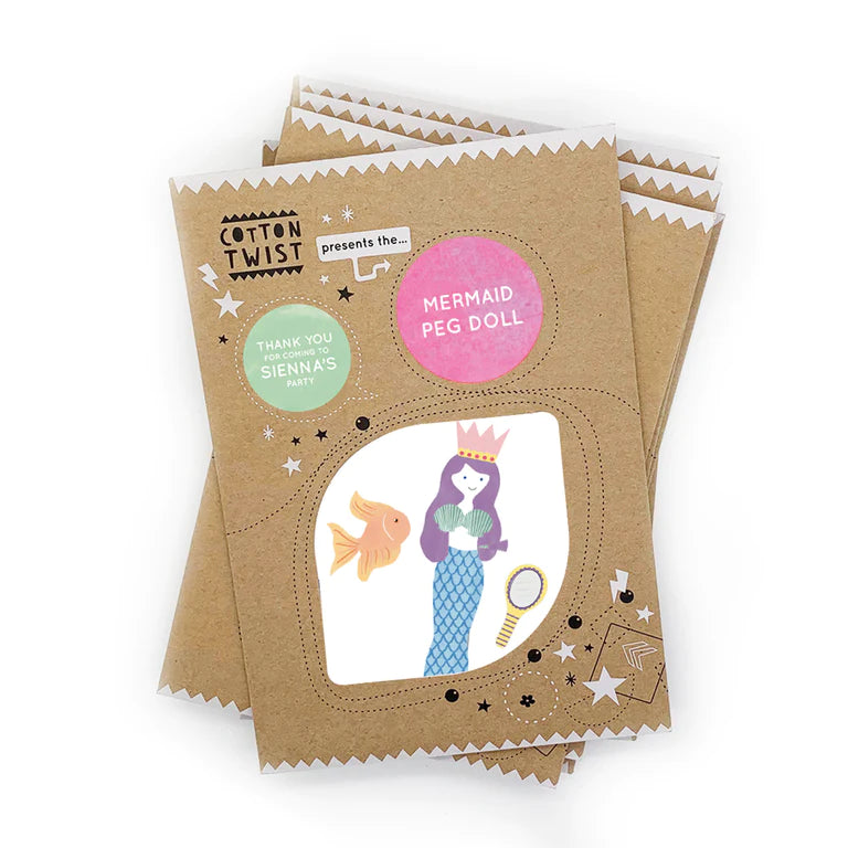 Cotton Twist - Make Your Own Mermaid Peg Doll