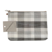 Mesh Graphics Pouch - A5 - Check Black
