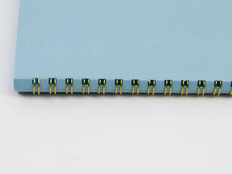 Midori Ring Notebook - A5 Colour Dot Grid - Blue