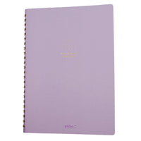 Ring Notebook - A5 Colour Dot Grid - Purple