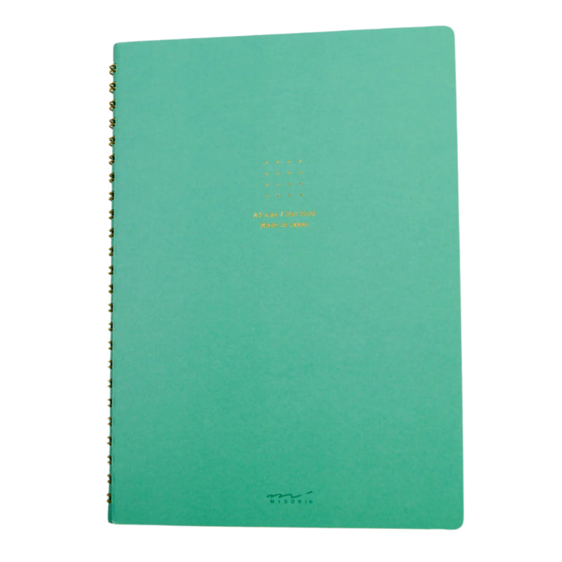Ring Notebook - A5 Colour Dot Grid - Green