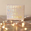 Copper wire light strand