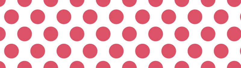 Washi Tape - Dot Shocking Red
