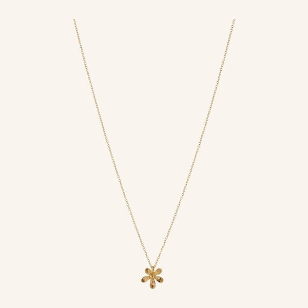 Wild Poppy Necklace - Gold