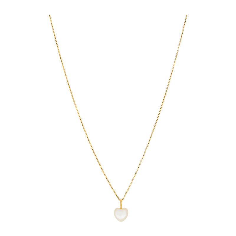 Ocean Heart Necklace - Gold Plated