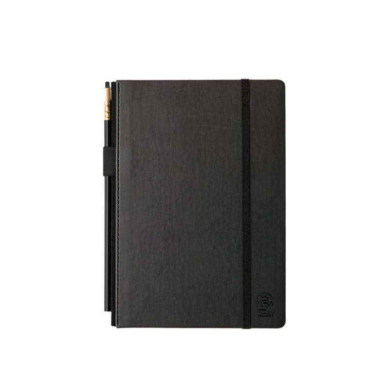 Blackwing Slate A5 Notebook and Pencil - Black - Dot Grid